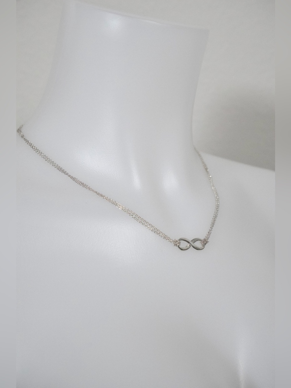 Sterling Silver Infinity Necklace by Tiffany & Co. - Picture 8 of 16